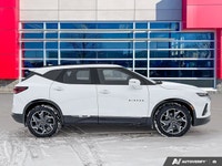 AWD. Odometer is 21426 kilometers below market average! Summit White 2019 Chevrolet Blazer RS AWD 9-... (image 6)