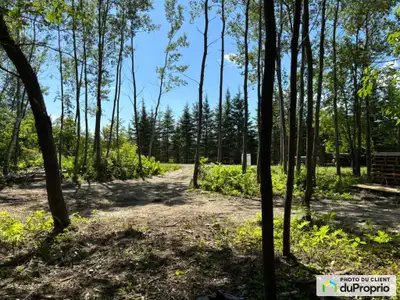 Opportunité rare. (voir lien vidéo plus bas) Terrain constructible à vendre au bord du lac Aylmer av...