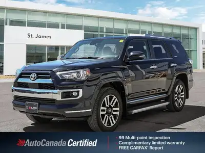 4RUNNER LIMITED PACKAGE 7-PASSENGER -inc: Tires: P245/60R20 AS Full-Time 4WD Tub Style All Season Fl...