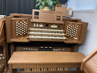 Demo Viscount Unico 500 three manual church organ for sale!