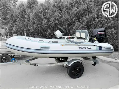 2026 Highfield CL340LS Classic 340 Unit above is PVC and built with FCT (Forward Console Tender), an...