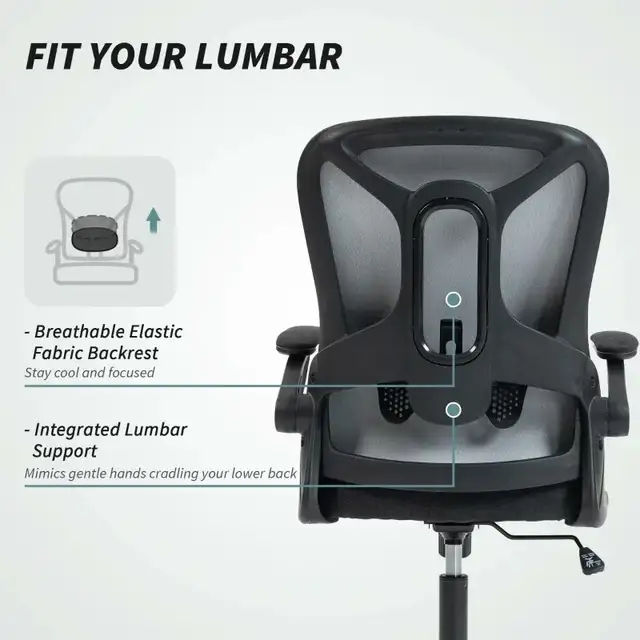 *BNIB!* Ergonomic Office Chair, Swivel Desk Chair... LOT# 162 in Chairs & Recliners in Markham / York Region - Image 5