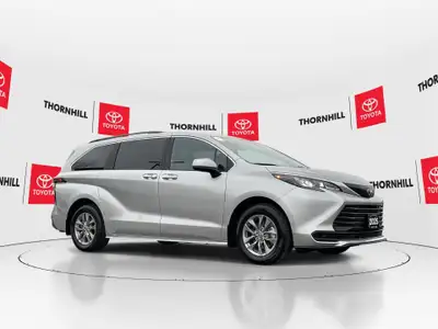 Thornhill Toyota Proudly Presents This Silver 2025 Toyota Sienna with XLE 8-Passenger Package, Featu...