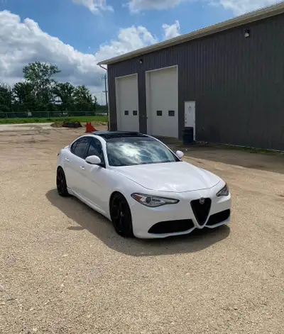 FOR SALE – 2017 Alfa Romeo Giulia Q4 AWD Italian performance meets luxury and all-weather confidence...