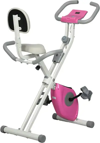 Soozier A90-176WT Foldable Exercise Bike with Tablet Holder$59, View more