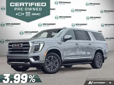 The 2025 GMC Yukon XL Elevation in a stunning Silver finish combines robust 4x4 capabilities with im...