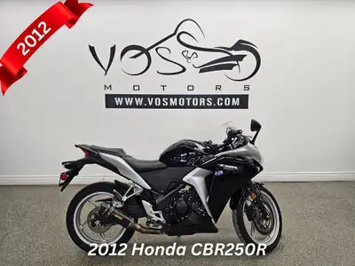 Vos Motors -Financing Available The 2012 Honda CBR250R is the definitive lightweight sportbike that...