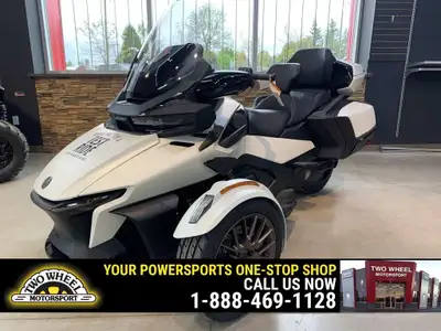 Welcome to Two Wheel Motorsport Touring has never been this luxurious. The Spyder RT Sea-to-Skys ada...