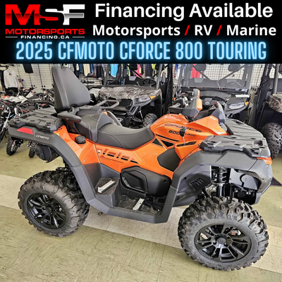 Welcome to Motorsports Financing - Kelowna! 2025 Cfmoto Cforce 800 Touring 2 Up
