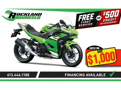 2025 Kawasaki NINJA 500 SE KRT The 2025 Kawasaki Ninja 500 offers an exhilarating riding experience...