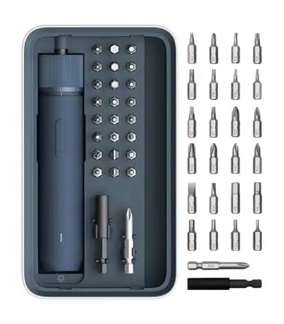 Rechargeable Screwdriver Set - Rechargeable, 25 Bits, View more