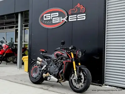 The 2021 MV Agusta Rush 1000 is an ultra-exclusive, 300-unit limited edition ''hyper naked'' motorcy...