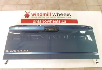 Chevrolet Silverado 2020 - 2025 Chevrolet Silverado HD 2500/3500 Blue Take off Tailgate with camera...