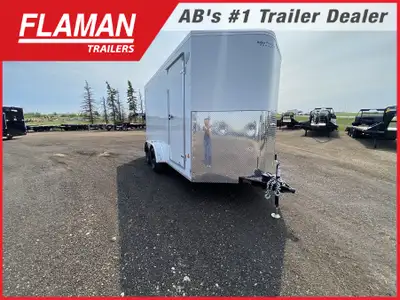 2026 ROYAL 7'X16' ENCLOSED CARGO TRAILER Color: White Width: 7' Length: 14' Straight Wall + 2' V-Nos...