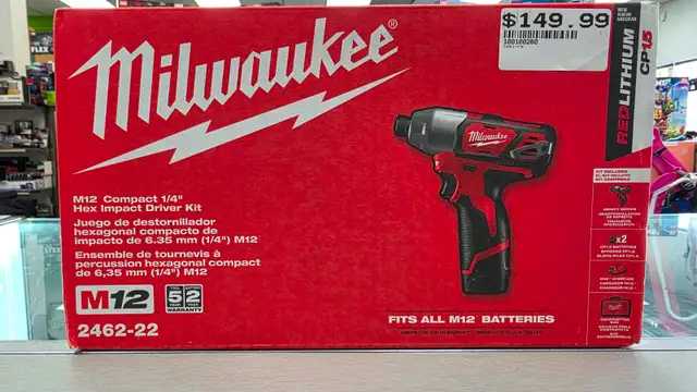 Milwaukee M12 Compact 1/4" Hex Impact Driver Kit - BRAND NEW in Other in Oakville / Halton Region - Image 2