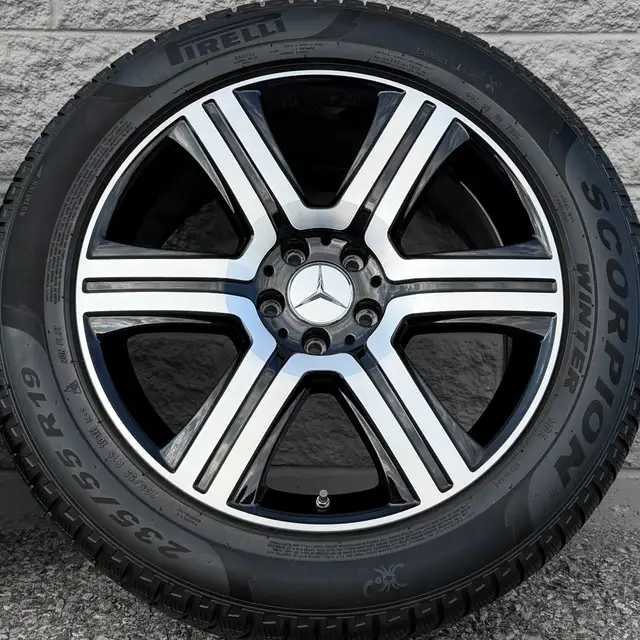 (97%) 4x GLC 43 AMG 19" OEM RunFlat Winter Wheels Package in Tires & Rims in City of Toronto - Image 6