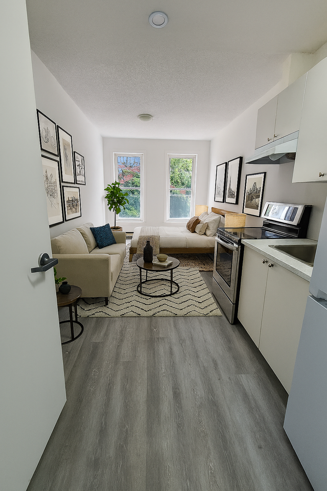 studio apartment for rent downtown Brookville $1,250