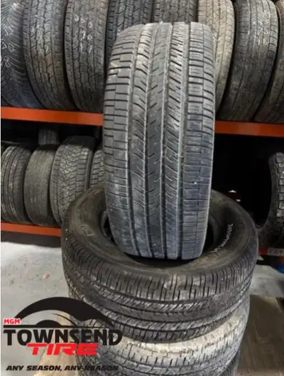 SET OF FOUR USED GOODYEAR EAGLE RS-A TIRES. 90% TREAD REMAINING AT 10/32NDS. SOLD AS SET OF FOUR ONL...