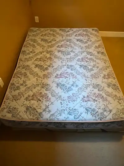 Free double size mattress and box spring, View more