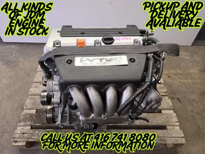 JDM Honda CRV 2007 2008 2009 2010 2011 2012 2013 2014 2.4L K24 ENGINE JDM Honda Accord 2003 2004 200...