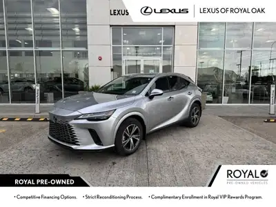 This 2025 Lexus RX 350 Premium package features a sleek and sophisticated body design, expressing a...
