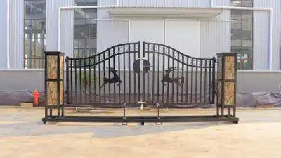 NEW 20 FT METAL FARM GATE DEER ENTRY DRIVEWAY KIT TM2006NCE201 SALE $2995.00 Secure your property wi...