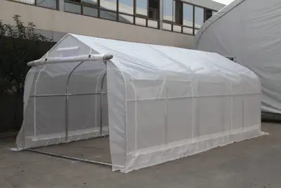 Commercial Walk-In Greenhouse Tent–Steel Frame, UV-Resistant, View more