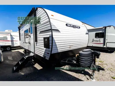 Sunset Park RV Sun Lite toy hauler travel trailer 24TH highlights: Up to 13' 3in.in. of Toy Parking...
