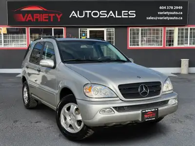FREE 10,000 KM COMPREHENSIVE LUBRICO WARRANTY!! 2002 Mercedes-Benz ML 320 4MATIC Low KM | Luxury SUV...