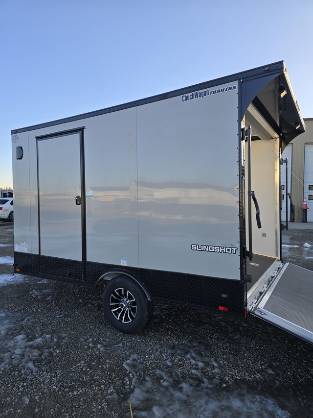  Forest River *** 8.5x12 *** 2 Place Aluminum Sled Trailer  in Cargo & Utility Trailers in Calgary - Image 6