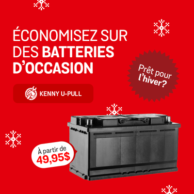 Vous ne trouverez jamais d'aussi bonnes batteries automobile usagées à des prix si avantageux !!! Un...