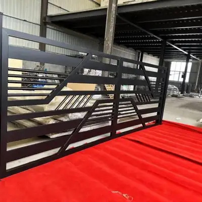 Experience the beauty and functionality of our Geometric Driveway gate, designed to open doors to ne...