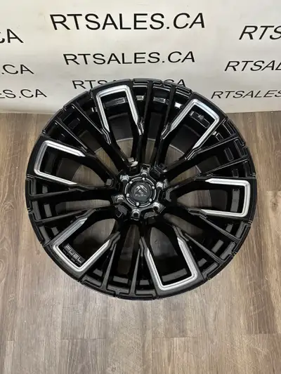 Set of Four New Fuel Rebar Rims FITS Dodge Ram Chevy Chevrolet Gm GMC 1500 Silverado Sierra suburban...