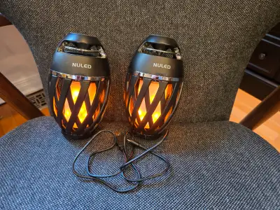 Outdoor Light and Blue Tooth Speakers, View more