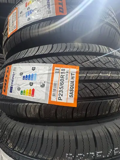 Brand new! Price - $550.00 For the set! Size - 235/60R18 Great deal! We also offer financing! Fas-Ti...