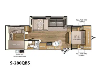 Located at:Our Acheson Location 10420 276 Street, Acheson, AB Floor Plan:Rear Kids Quad Bunk Room Af...