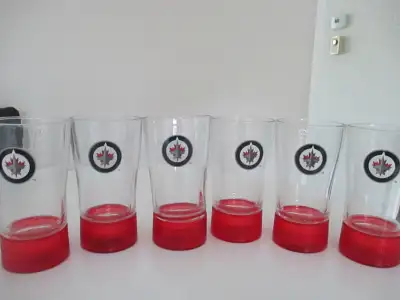 I have 8 Winnipeg Jets Budweiser Beer glasses sync them up to see them light up everytime when the J...