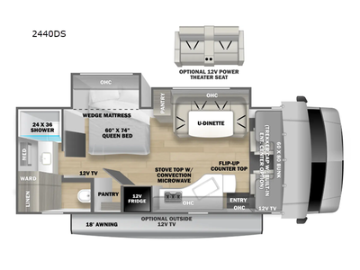 Please Call Us At 613.851.7326 with any questions? Forest River Sunseeker Class C gas motorhome 2440...