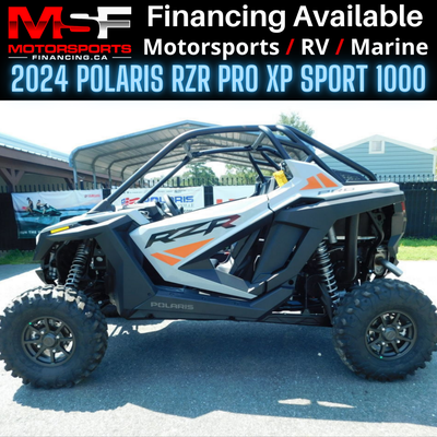 Welcome to Motorsports Financing - Kelowna! 2024 Polaris Rzr Pro Xp Sport 1000