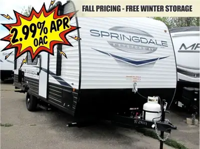 GREAT DEAL ON A GREAT NEW FAMILY TRAILER-SPRINGDALE 2010BH-SHARP INTERIOR COLOURING-FRONT QUEEN BED,...
