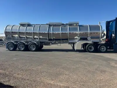 New 2026 Polar 38000L Aluminum Crude Triaxle Semi Trailer 1 Compartment Titan gauge 24.5 Wheels and...