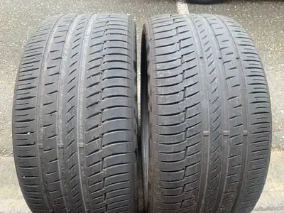 a Nice PAIR of high performance Front size BMW X5 tires with good tread (2 TIRES ONLY) size 275 35 2...