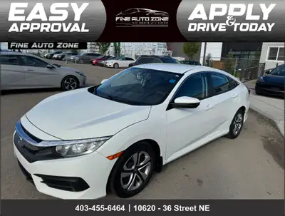 2017 Honda Civic Sedan LX | Low Mileage | One Owner Backup Camera, Manual Transmission, One Owner, L...