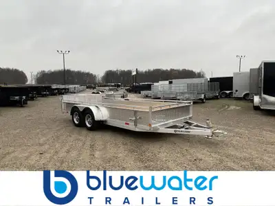 Canadian Mennonite Built Tandem Axle Aluminum Utility Trailer is $6,450.00 or $128.99/month! Ord: E1...