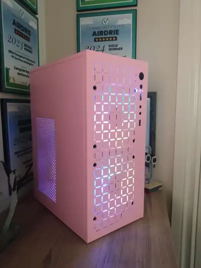 Pink i5 64GB Radeon Gaming Computer, View more