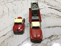 2 Rare 1950’s Vintage SSS Shoji Tin Friction Drive Trucks. $150