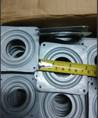 Lazy Susan bearings, many available. Cabinet hardware