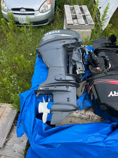 YAMAHA HIGH THRUST 25 REMOTE POWER TILT TRIM ... GREAT SMALL PONTOON MOTOR ... OUTDOOR ADVENTURE REN...