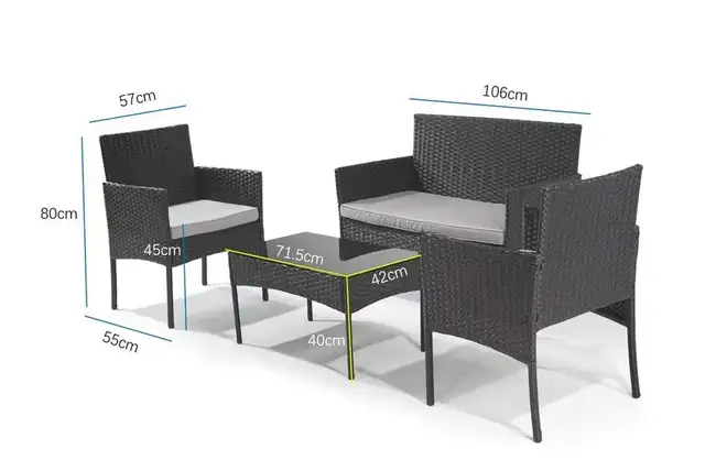 Brand New 4pcs Small Patio Furniture Set Special $199 | Patio & Garden ...