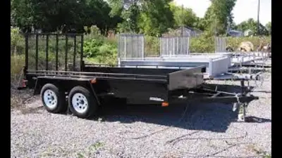 --LS612-- $4299 Box Size: 80" x 12' Axle: Tandem 3500lb. (1590kg) Brakes: Electric, one axle GVWR: 3...